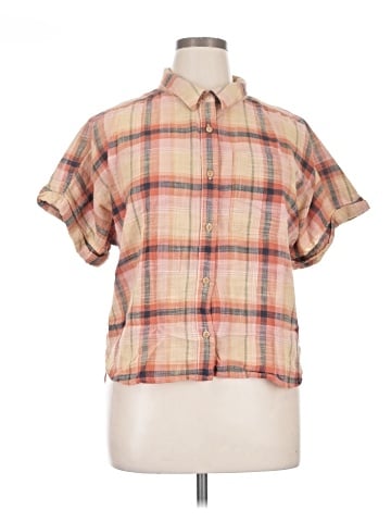 L.L.Bean Short Sleeve Button-Down Shirt (view 1)