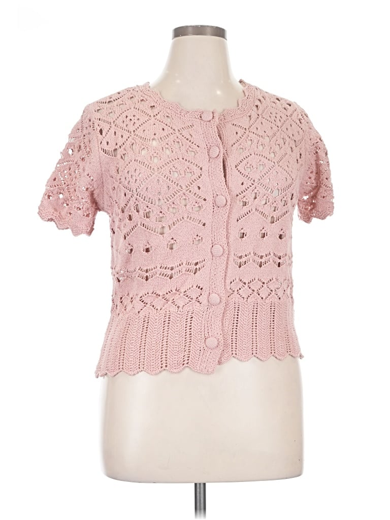 Pre-owned And Now This Cardigan Sweater In Pink