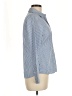Talbots Stripes Blue Long Sleeve Button-Down Shirt Size 6 - photo 4
