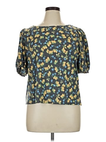 LC Lauren Conrad Short Sleeve Blouse (view 1)