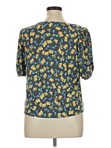LC Lauren Conrad Short Sleeve Blouse (view 2)