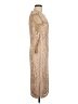 JS Collections 100% Polyester Tan Cocktail Dress Size 6 - photo 4