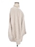 Express 100% Polyester Metallic Solid Silver Pullover Sweater Size XL - photo 4