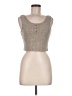 Unbranded Silver Tan Sleeveless Top Size M - photo 1