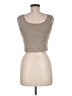 Unbranded Silver Tan Sleeveless Top Size M - photo 2