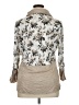 David Cline Floral Ivory 3/4 Sleeve Blouse Size XL - photo 2