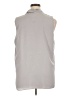 Ann Taylor 100% Polyester Gray Sleeveless Blouse Size XL - photo 2