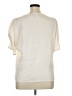 DKNY 100% Polyester Ivory Short Sleeve Blouse Size XL - photo 2