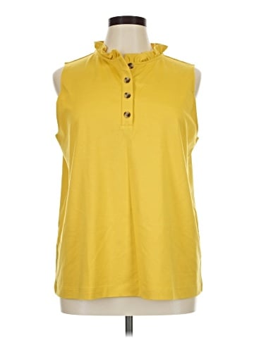 Ann Taylor Sleeveless Button-Down Shirt (view 1)