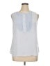 J.Crew 100% Polyester White Sleeveless Blouse Size XL - photo 1