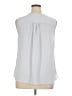 J.Crew 100% Polyester White Sleeveless Blouse Size XL - photo 2