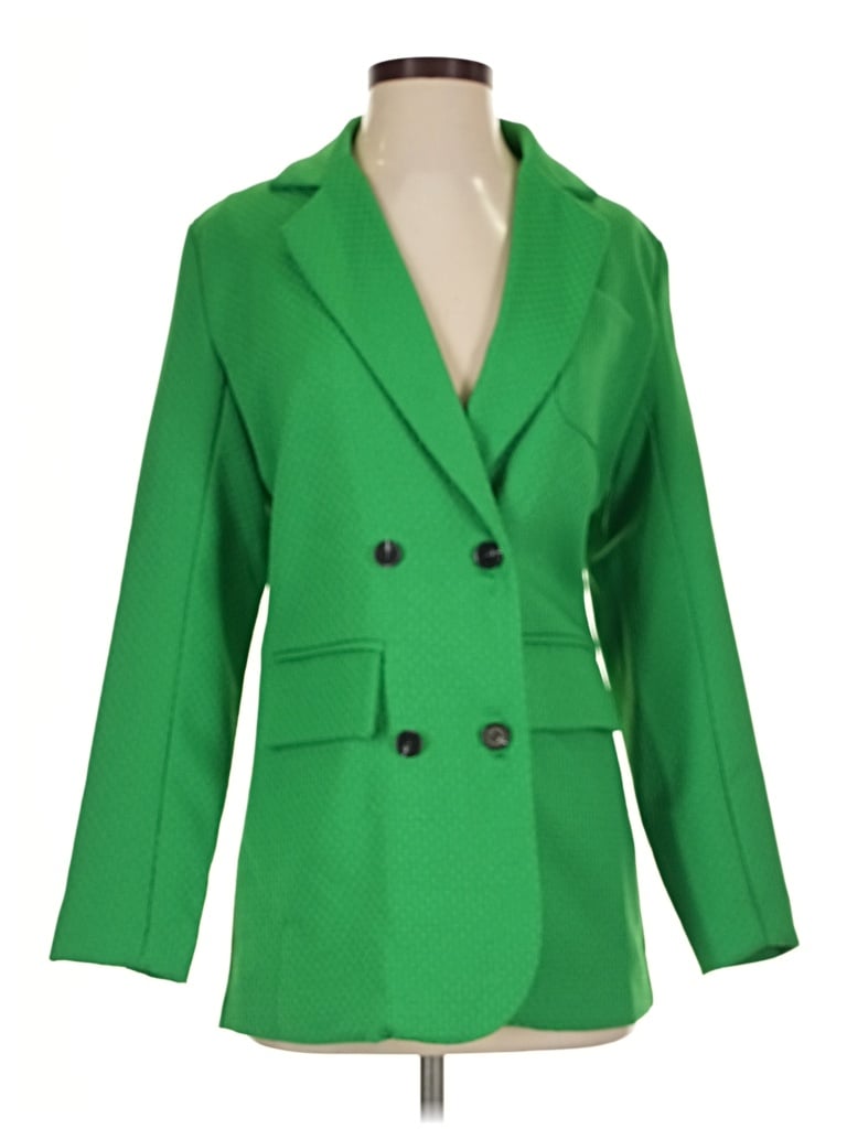 Homeyee Blazer Jacket In Green