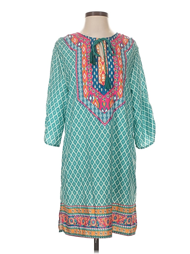 Urban Coco Casual Dress In Teal