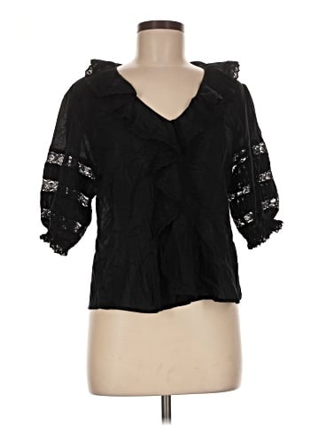 Aerie 3/4 Sleeve Blouse (view 1)