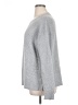 Pink Clover 100% Polyester Solid Gray Pullover Sweater Size XL - photo 5
