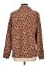Lands' End 100% Polyester Animal Print Brown Coat Size L - photo 2