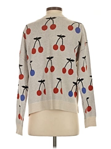 Madewell Cherry Jacquard Pullover Sweater (view 2)