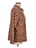 Lands' End 100% Polyester Animal Print Brown Coat Size L - photo 4