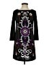 Tibi 100% Polyester Graphic Black Cocktail Dress Size S - photo 1
