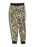 Adidas 100% Polyester Print Green Track Pants Size L (youth) - photo 1