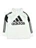 Adidas 100% Polyester Silver Zip Up Hoodie 12-18 MO / 18 MO - photo 1