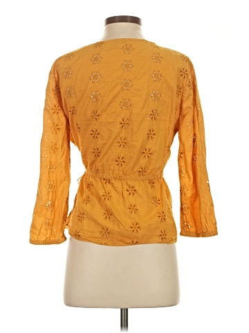 Madewell Scalloped Eyelet Wrap Top (view 2)