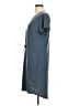 L.L.Bean Solid Gray Casual Dress Size M - photo 5