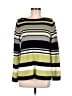 Carolyn Taylor Stripes Green Pullover Sweater Size M - photo 1