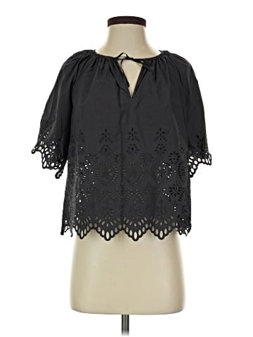 La Vie Rebecca Taylor Short Sleeve Blouse (view 1)