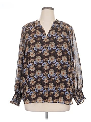 Philosophy Republic Clothing Long Sleeve Blouse (view 1)