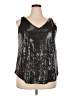 A. Byer Silver Sleeveless Top Size 2X - photo 1