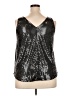 A. Byer Silver Sleeveless Top Size 2X - photo 2