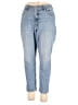 Old Navy Solid Blue Jeans Size 16 - photo 1