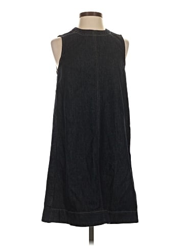 Madewell Denim Boxy Dress in Essex Wash (view 1)