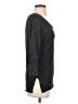 7 For All Mankind Metallic Gray Pullover Sweater Size XS - photo 4
