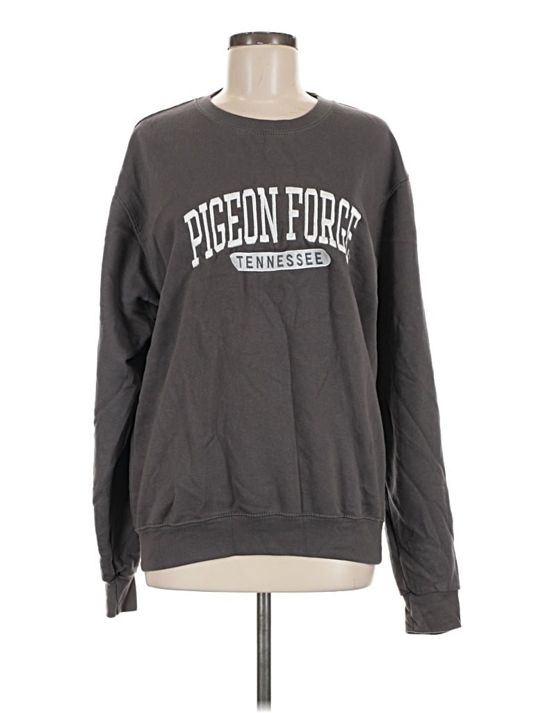 Pre-owned Luxe Sweatshirt In Gray