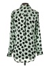 Equipment 100% Polyester Animal Print Green Long Sleeve Blouse Size S - photo 2