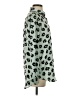 Equipment 100% Polyester Animal Print Green Long Sleeve Blouse Size S - photo 4