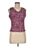 Lapis 100% Polyester Burgundy Sleeveless Blouse Size M - photo 1
