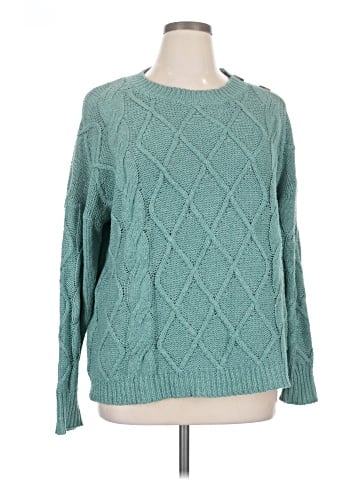 Pink Clover Pullover Sweater (view 1)