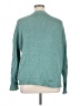 Pink Clover 100% Polyester Teal Pullover Sweater Size XL - photo 2