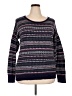 Mossimo Supply Co. 100% Cotton Print Purple Pullover Sweater Size XXL - photo 1