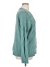 Pink Clover 100% Polyester Teal Pullover Sweater Size XL - photo 4