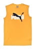 Puma 100% Polyester Yellow Sleeveless T-Shirt Size 14 - 16 - photo 1