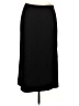 Talbots 100% Wool Solid Black Wool Skirt Size 12 - photo 1