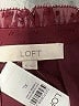 Ann Taylor LOFT 100% Polyester Burgundy Sleeveless Blouse Size XL - photo 7