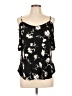 Kaileigh Black Sleeveless Blouse Size L - photo 1