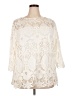 J.Jill Ivory 3/4 Sleeve Blouse Size 3X - photo 1