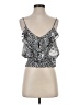 Reformed 100% Polyester Silver Sleeveless Top Size S - photo 1