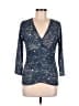 Maaji Blue 3/4 Sleeve Blouse Size M (estimated) - photo 1